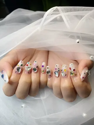 ネイル ハイネイル 自宅サロンのネイルデザイン
