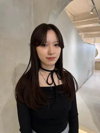 ロング 横浜/レイヤー/ カネコのヘアスタイル