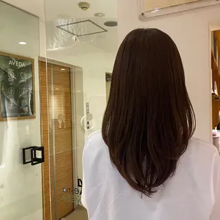 ロング カラー タケダ ホノカのヘアスタイル