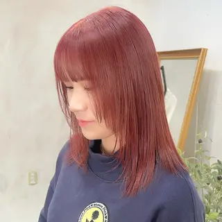 ミディアム 垢抜け透明感カラー 🧚🏻♀️ミユウのヘアスタイル