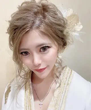 ロング ヘアアレンジ KANA カナのマツエク・マツパデザイン