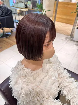 ミディアム ♛︎ きっか ♛︎ ヘアアレンジ🩵のヘアスタイル