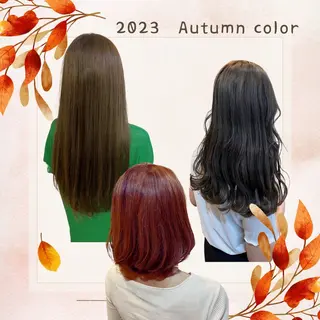 カラー CHIE艶カラー& 癒しヘッドスパ🌿のヘアスタイル