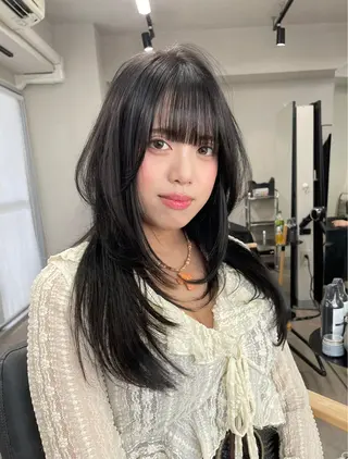 ロング カラー 🌟ブリーチ/ボブ/ レイヤー渋谷☀️のヘアスタイル