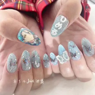 セミロング ネイルJaol 池袋のネイルデザイン