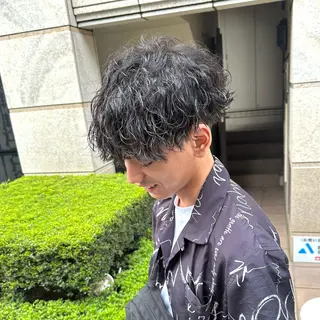 パーマ メンズ 🌈【曲がる縮毛矯正 】🌈益子卓馬のヘアスタイル
