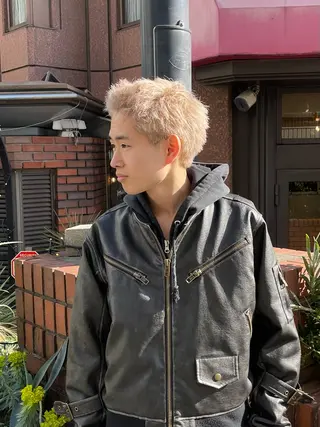 カラー メンズ メンズカット パーマ[佐橋]のヘアスタイル