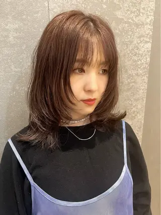 ミディアム 渡邊 恭汰のヘアスタイル