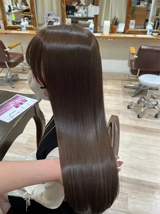ロング コトミ【メンズ】 【曲がる縮毛矯正】のヘアスタイル
