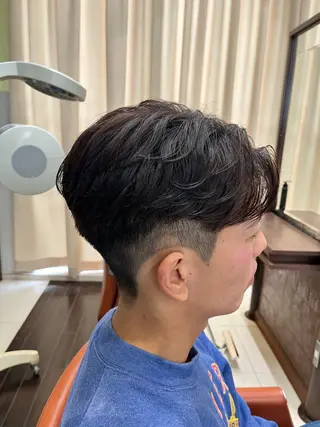 ショート パーマ メンズ 🧊メンズ特化🧊 高木航希のヘアスタイル