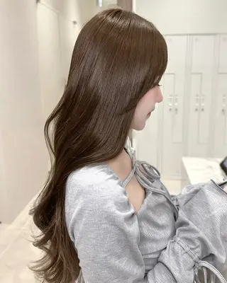 ロング 𝑀𝐼𝐾𝑈🤍 SALOWIN銀座のヘアスタイル
