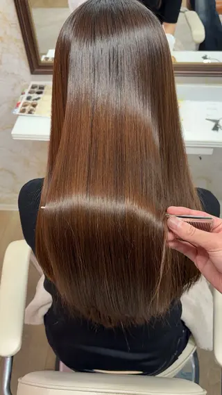 ロング 髪質改善/ メンズカット・パーマのヘアスタイル