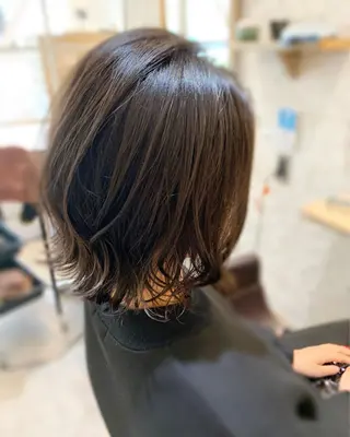 ミディアム 🍀艶髪縮毛矯正/ 風殿　滉太🍀のヘアスタイル