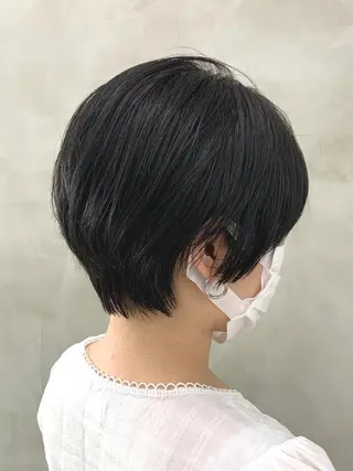 ショート カラー 🌿似合わせ透明感 カラー松本朋幸🌿のヘアスタイル