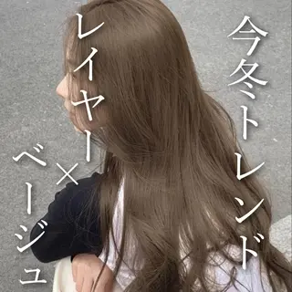 セミロング カラー 山崎/ボブ縮毛矯正 レイヤー髪質改善のヘアスタイル
