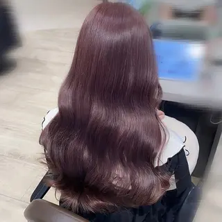 ロング カラー Kurumi🩶銀座 ラベンダーカラー🎀のヘアスタイル