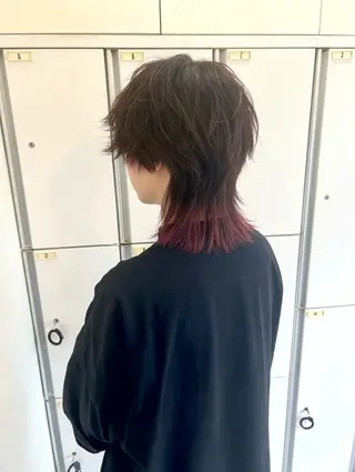 カラー インナー/透明感/ カラー/しゅうとのヘアスタイル
