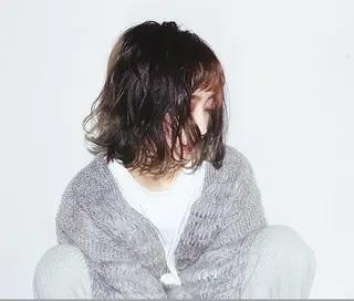 ショート パーマ 恵比寿 内川 賀生のヘアスタイル
