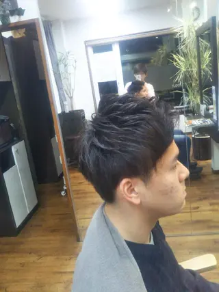 メンズ 佐々木 浩之のヘアスタイル