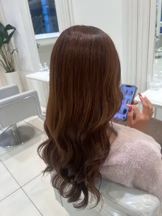 ロング 銀座/カラー 🎀momo🎀のヘアスタイル