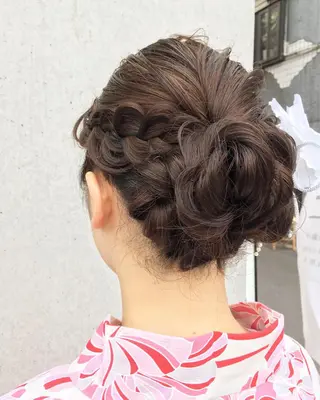 ヘアアレンジ くまがい みゆ【edge.】のヘアスタイル