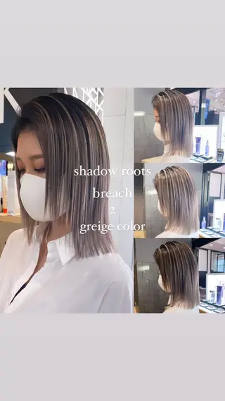ミディアム カラー 💜ハイトーン💛 マジカルかいちゃんのヘアスタイル