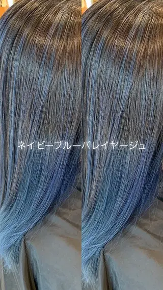 ミディアム カラー ヘアアレンジ 山田 海斗のヘアスタイル