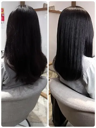 ロング カラー kijima ricoのヘアスタイル