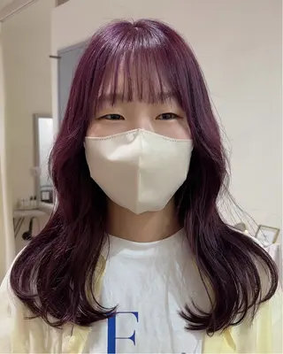 カラー ルプラボウ /小見山琴衣のヘアスタイル