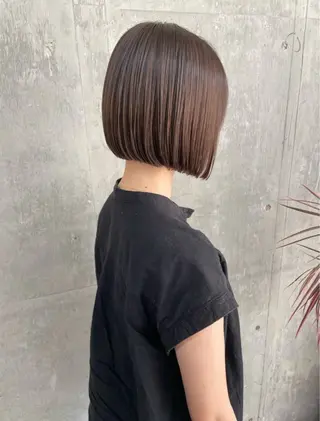ミディアム カラー 森田遥奈/透明感カラ ー/似合わせカットのヘアスタイル