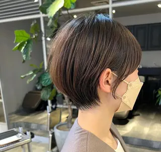 ショート 表参道ミディアム レイヤー山岸季生のヘアスタイル