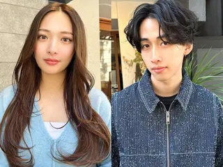 ミディアム たつや .のヘアスタイル