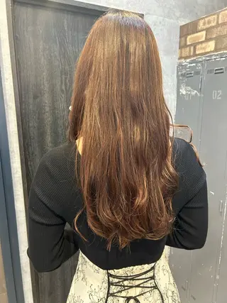 ロング カラー 工藤 希のヘアスタイル