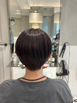 ショート カラー ヘアアレンジ 似合わせカットカラー 💎モエのヘアスタイル