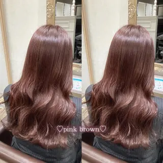 セミロング カラー 菅村 緋莉🎀ガーリーヘアのヘアスタイル