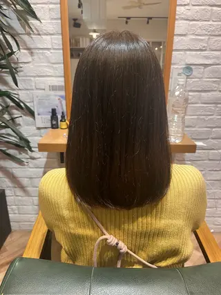 ミディアム カラー 武田 綺音のヘアスタイル