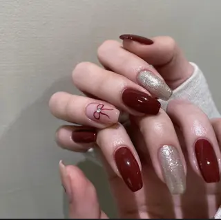 ネイル By moonネイル 🌷ワンホン/韓国風のネイルデザイン