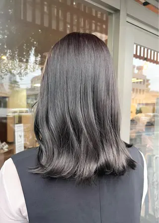 ミディアム カラー 村田梨乃/ minim hairのヘアスタイル