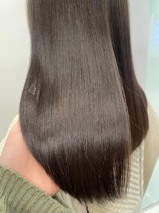 ロング 韓国風パーマ/ヘア セット/店長みづきのヘアスタイル