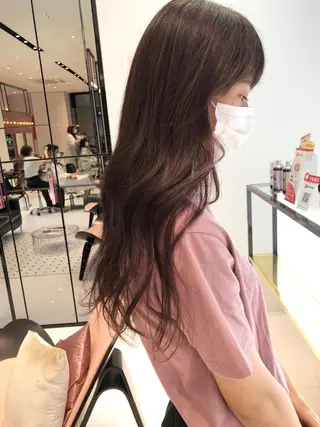 ロング カラー 相川 愛実のヘアスタイル