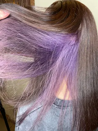 セミロング カラー パーマ ヘアアレンジ メンズ キッズ ネイル マツエク・マツパ 🌈髪質改善・美髪矯 正・平野瀬乃🌈のヘアスタイル