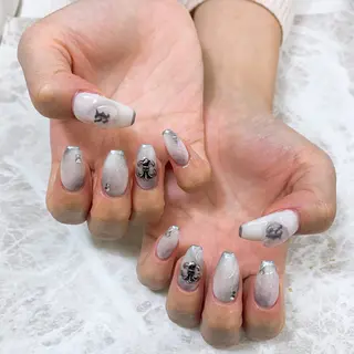 ネイル ⭐︎休業中の練習⭐︎ JNA認定講師髙橋のネイルデザイン