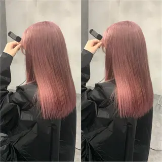 カラー タニ ユウのヘアスタイル