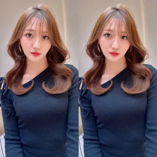 セミロング レイヤー❣️縮毛矯 川村利幸のヘアスタイル