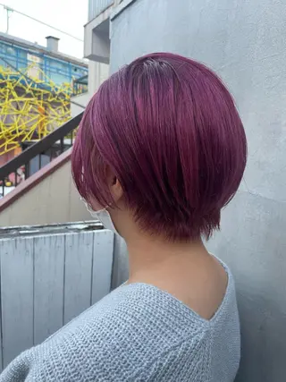 ショート 🤎指名No.1原宿 表参道coii日向花のヘアスタイル