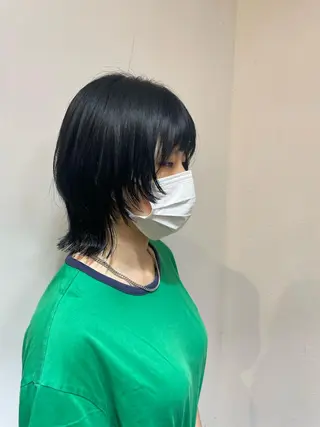 ミディアム 💛🤍U too e’s 鎌倉🧸のヘアスタイル