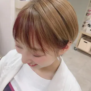 ショート カラー 盛れるレイヤーカット 得意🌹井上美沙のヘアスタイル
