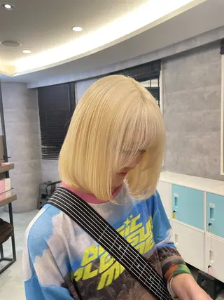 ロング ♡似合わせハイトーン ♡maiのヘアスタイル