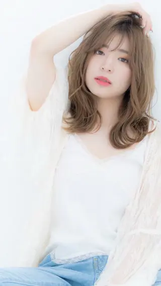 ミディアム 岡山 嵐のヘアスタイル