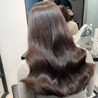 ロング カラー シンカ 表参道のヘアスタイル